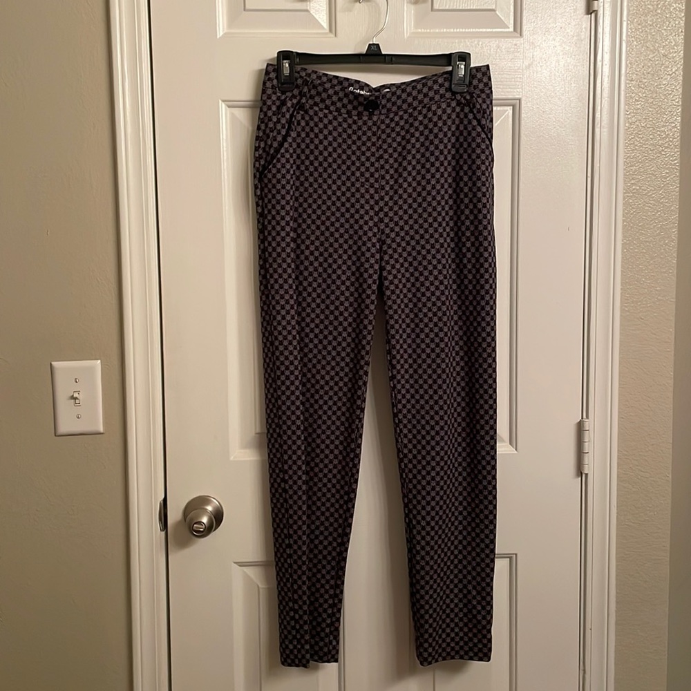 Betabrand Catstooth Dress Yoga Pants